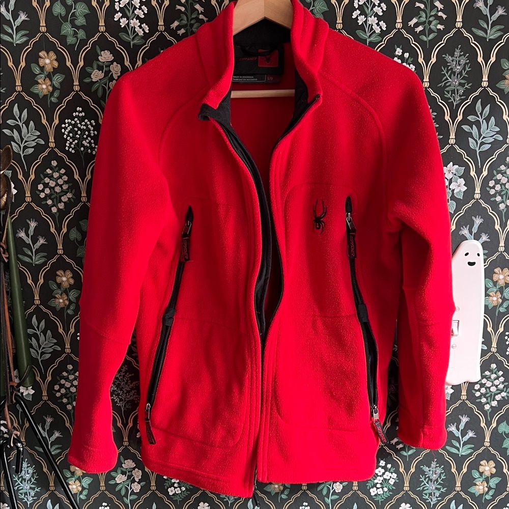 Spyder kids Red Fleece Jacket